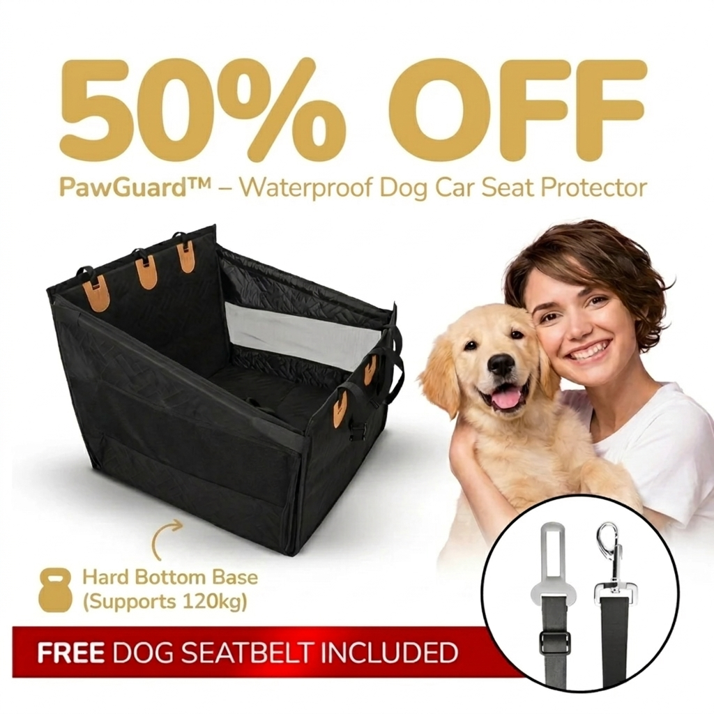 PawGuard – Waterproof Dog Car Seat Protector