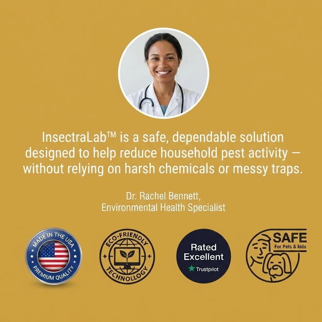 InsectraLab 2026 Upgraded Pest Repeller - Banish Pests For Good