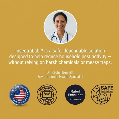 InsectraLab 2026 Upgraded Pest Repeller - Banish Pests For Good