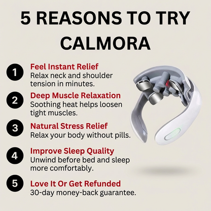 Calmora - Relieve Neck & Shoulder Pain in 15 Minutes