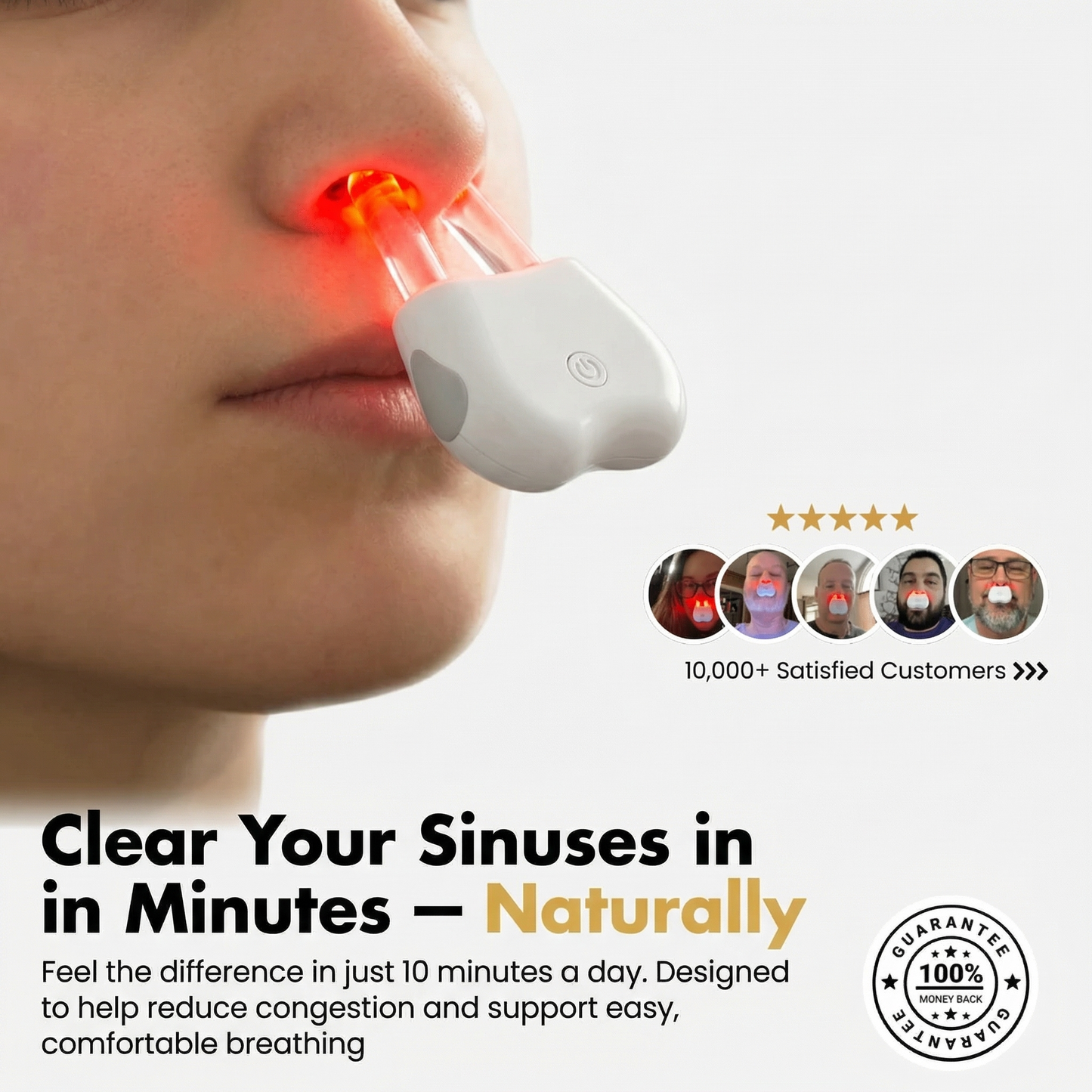 NOXA – Infrared Sinus Relief Device