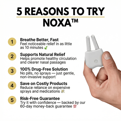 NOXA – Infrared Sinus Relief Device