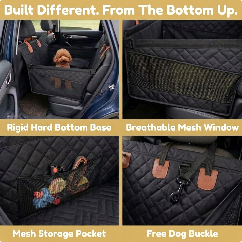 PawGuard – Waterproof Dog Car Seat Protector