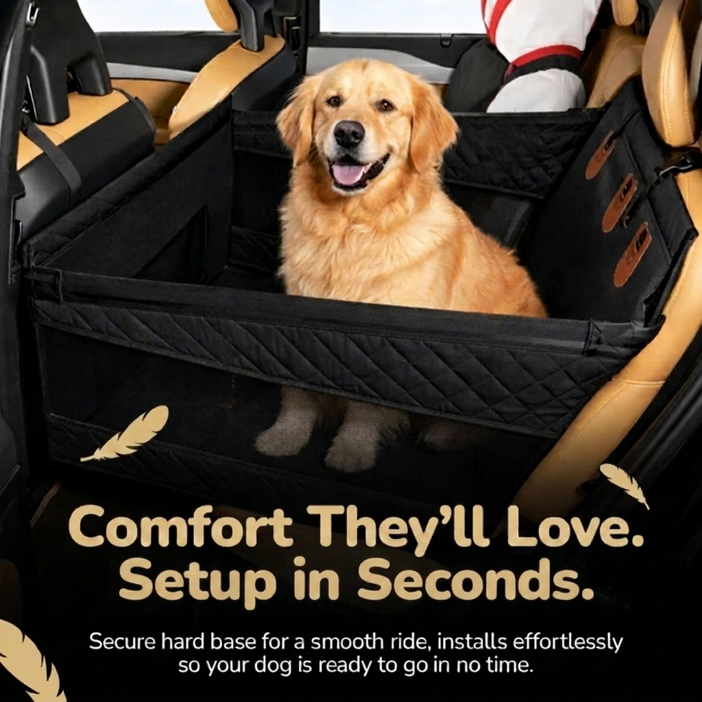 PawGuard – Waterproof Dog Car Seat Protector